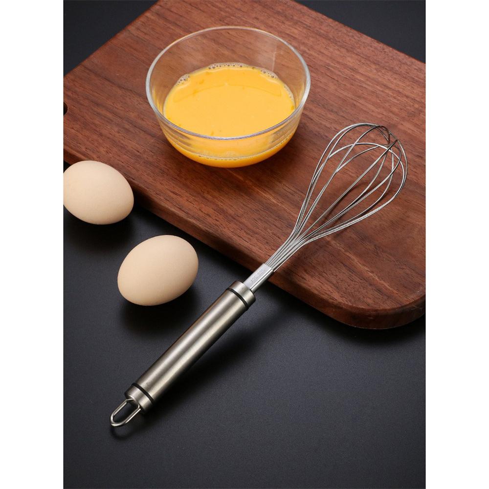 Stainless Steel Hand Egg Beater Whisk For Kitchen Blender Mixer Stirring Beating