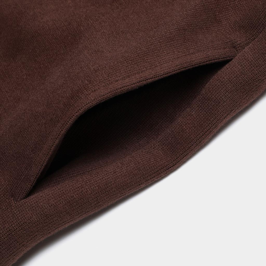 FILA Official Womens Long Hoodie Dress Autumn 2023 Women Dresses Brown F11W339310FDK