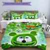 3pcs Gummy Bear1 Design Cover Set - HD Printed Bedding with 1 Cover and 2 Pillowcases - Perfect for Home and Dorm Decor