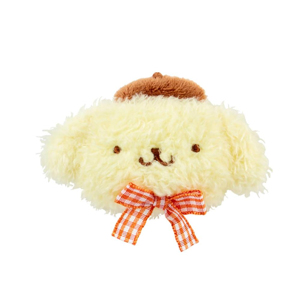 Sanrio Face Shaped Hair Clip Pom Pom Purin Hair Clip 236900