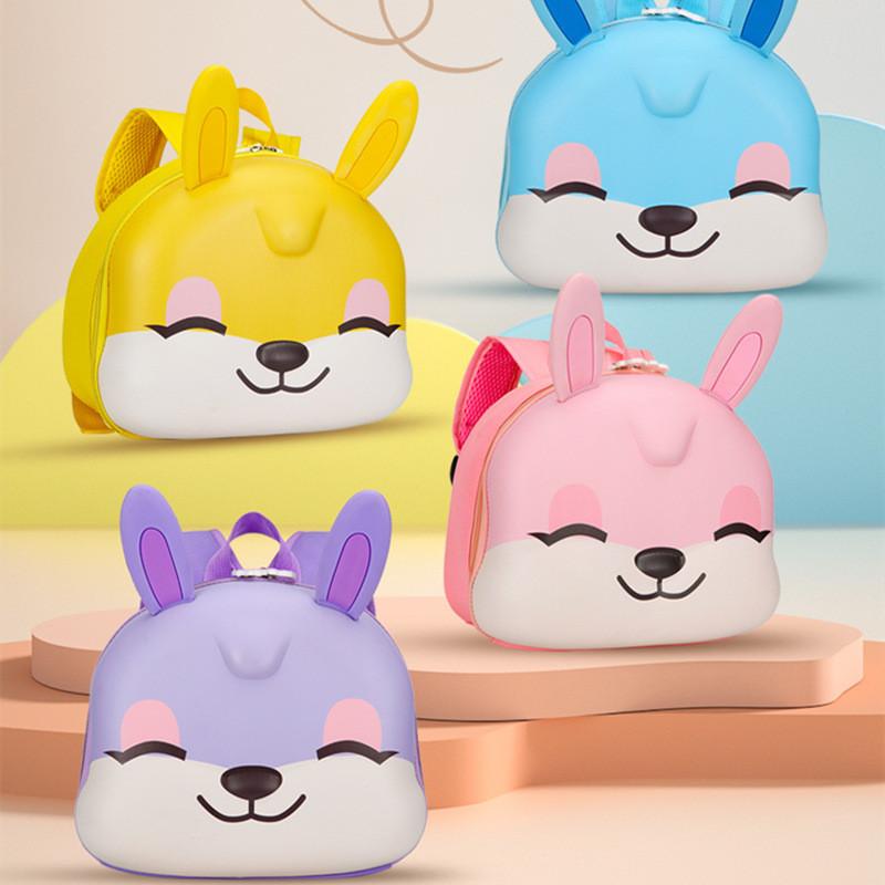 Cute Rabbit Kids School Bag With Eva Material And Breathable Design Toddlers For