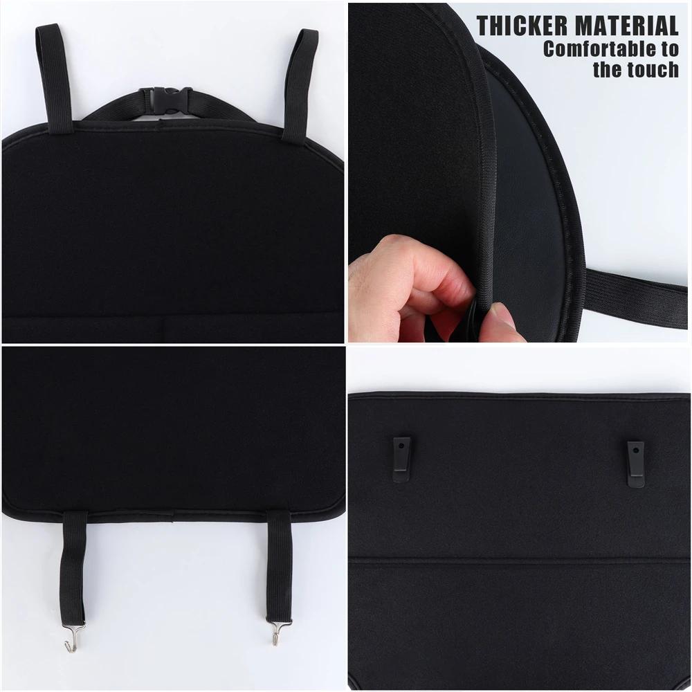 Car Sticker Tesla Large Capacity Multifunction Black Car Seat Back Leather Storage Bag For Tesla Model 3 Y S X Roadster Cybertru