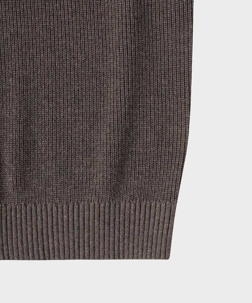 TAILDERN Gould Cotton Wool Knit Vest Brown