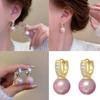 Fashionable Freshwater Pearls Earrings Designed With Premium Sturdy Copper Great for Enhancing Elegant and Styles