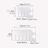 4/15Pcs Drawer Dividers With Fixed Buckles, DIY Adjustable Underwear Cosmetics Office Utensils Drawer Dividers