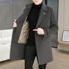 Men's Wool Blend Mid-Length Trench Coat