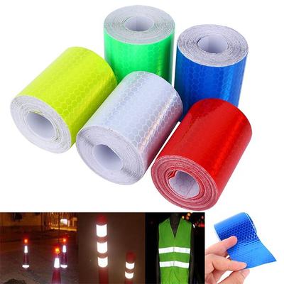 Rotolo di nastro per visibilità adesivo riflettente di sicurezza 3M * 5CM