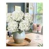 Villa Como Artificial Flower Bouquet Hydrangea Hydrangea Artificial Flower Interior Fake Flower Beautiful Flower Mother's Day Graduation Ceremony