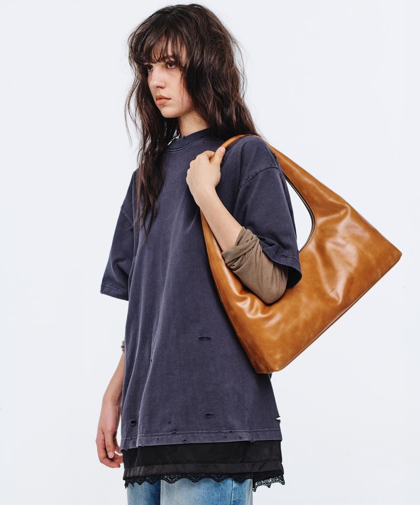Margesherwood Hobo Large_Saddle Brown Pull-Up