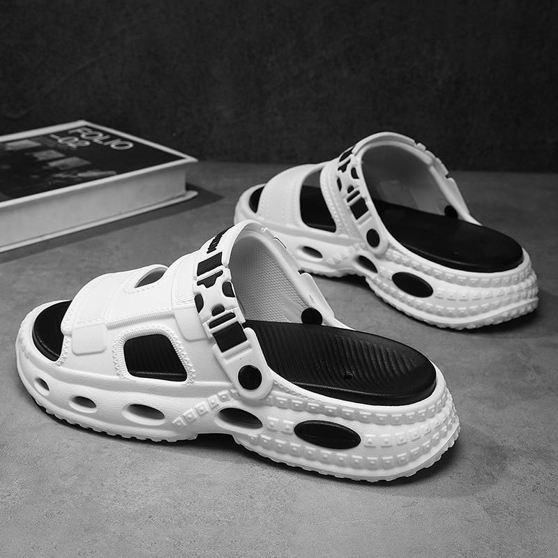 Men's Summer Thick Sole Non-Slip Sports Sandals: Breathable, Wear-Resistant, Cloud-Like Comfort for Outdoor Use