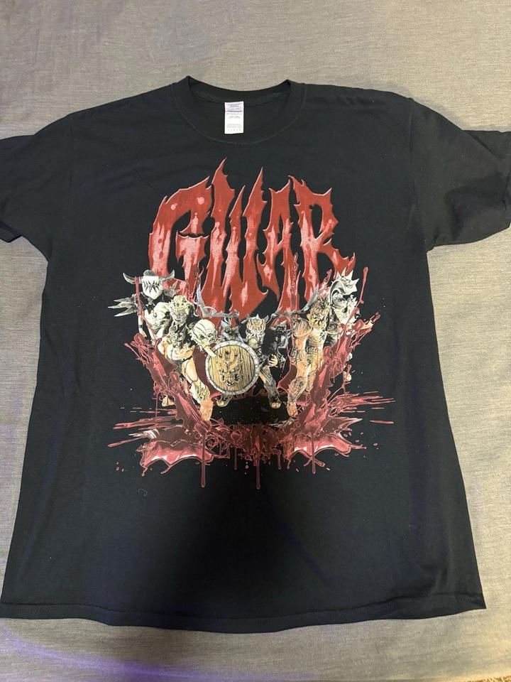 Rare Gwar Band Black SHirT shirt Unisex Concert Men Clothing