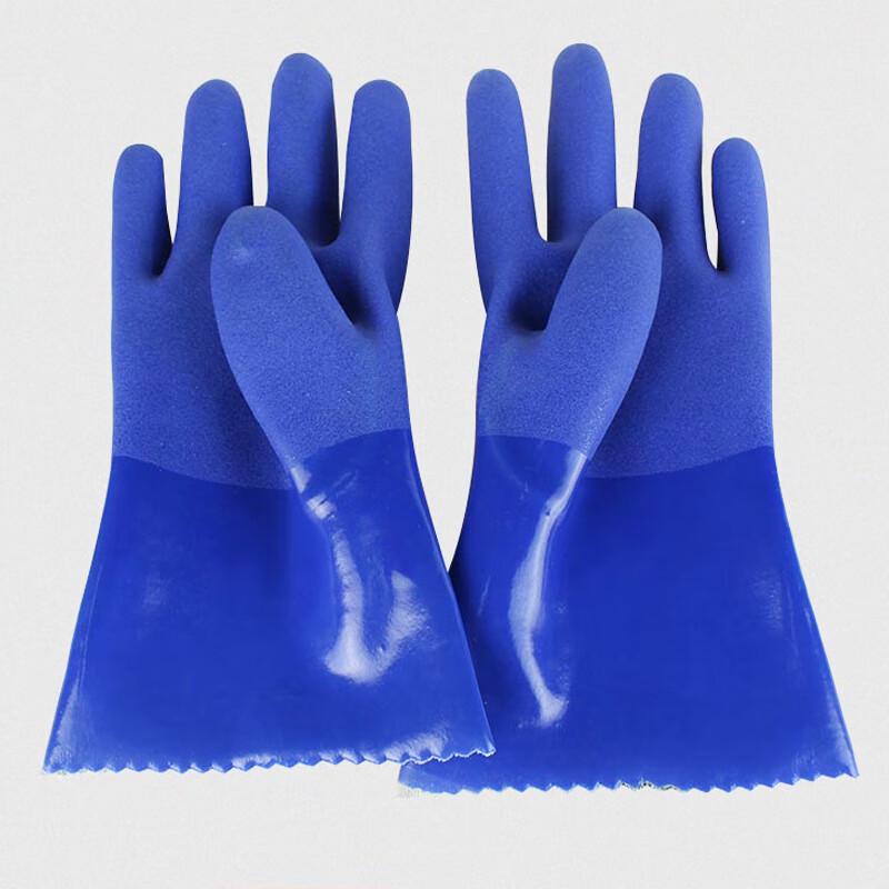 Hengda 618 Industrial PVC Coated Oil & Acid Resistant Work Gloves