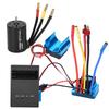 3650 Motor 4300KvBrushless ESC Heat Sink Program Card Set for 1 10 RC Car
