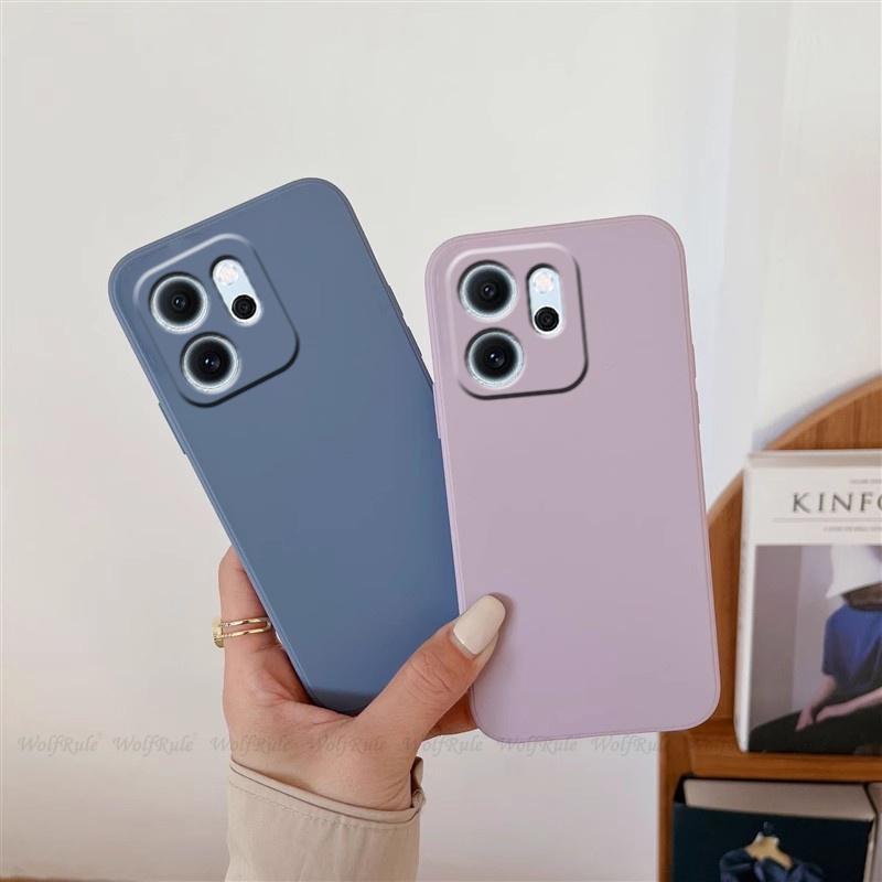 For OPPO Reno 14F Case Cover Reno 14F Capas Liquid Silicone Phone Bumper Back Shockproof TPU Soft Fundas OPPO Reno 14F