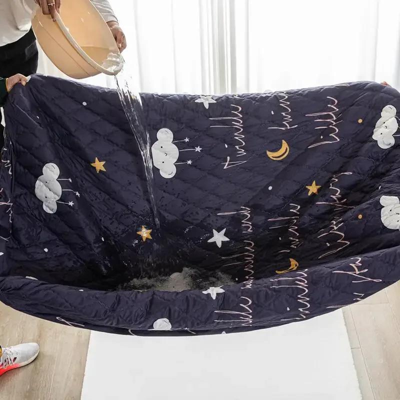 Waterproof Cotton-padded Bedspread Wholesale Hotel Protective Cover Sanding Dust-proof Cover Urine-proof