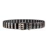 Double Row Retro Belt Iron Buckle Hollow Pattern Stylish Jeans Streetwear Looks