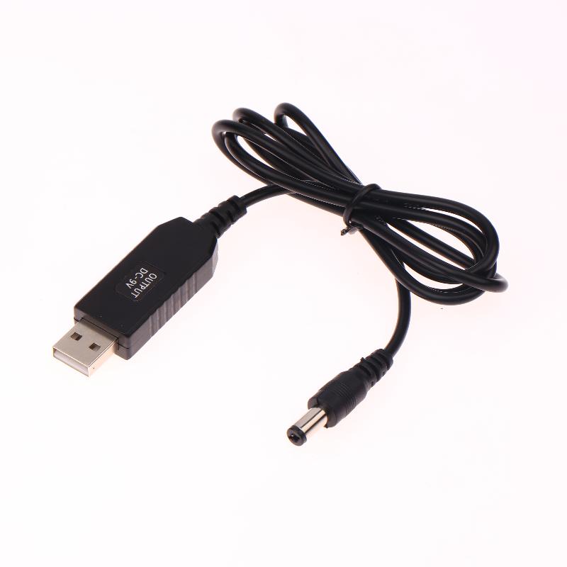 1 Set Dc 5V To 12V Usb Cable Boost Converter Step-Up Cord For Wifi Router Modem Fan 5.5*2.1Mm Wifi To Powerbank Cable Connector