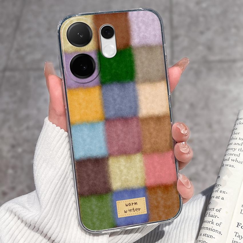 For Vivo V60 V50 V40 Lite V40e V30e V20 Pro SE Phone Case Beautiful Mountain Range Patterns Transparent TPU Anti Slip Soft Back Covers For Vivo Casing