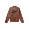 Jordan Jackets Men's Brown Baseball Collar Thickened Other (Unisex) Jackets DV5634 244