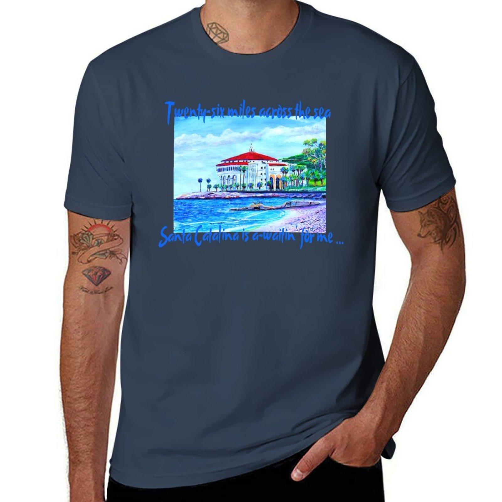 Catalina Island TShirt Christmas Casual Tee Shirt S
