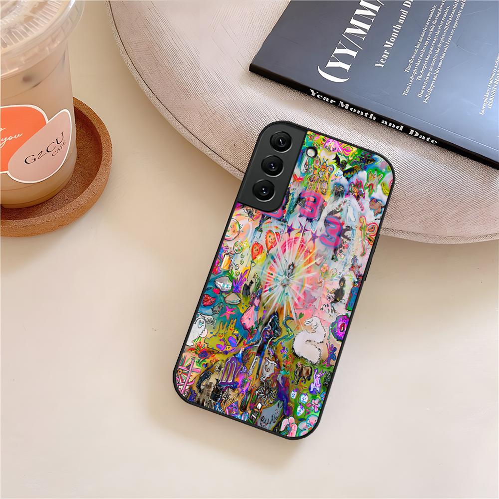 

Rapper Bladee Cold Visions Phone Case Glass For Samsung Galaxy S26 S25 S21 S22 S24 S23 S20 Ultra Fe Plus A16 A24 A55 A53 Coque Galaxy S22 Plus 5G