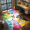 Pokemon Anime Rug Carpet Large Area Rug Non Slip Washable Floor Mat Gamer Room Bedroom Home Decor