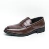 Herrenschuhe Ganzjahres Business Casual Lederschuhe Herren Trend Loafer Ein-Pedal Deutsch