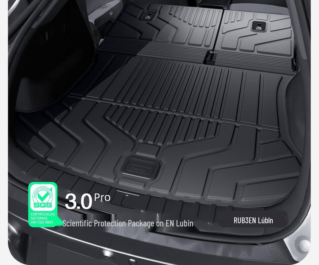 Ideal i6/i8 TPE Trunk Mat: Semi-enclosed, Non-slip, Wear-resistant Car Accessory