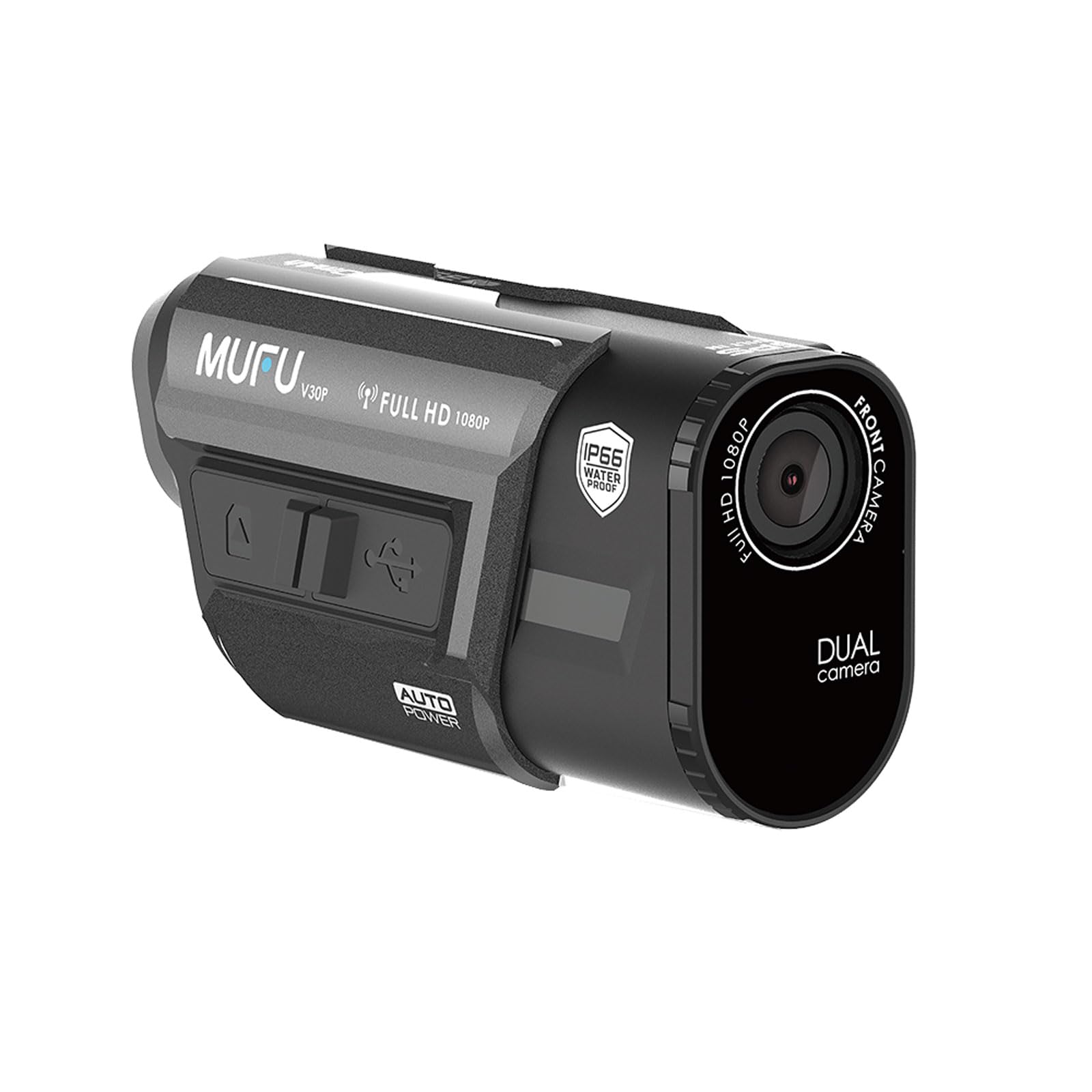 

MUFU MAXWIN Motorcycle Dash Cam with Instant Front and Rear Dual Smart Helmet 2 IP66 Waterproof and Dustproof MF-BDVR001G Recording, Cameras, GPS,