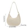 Koreanischen Stil PU Leder Schulter Tasche Hobo Frauen Handtasche Mode Kleine Unterarm Tasche Outdoor