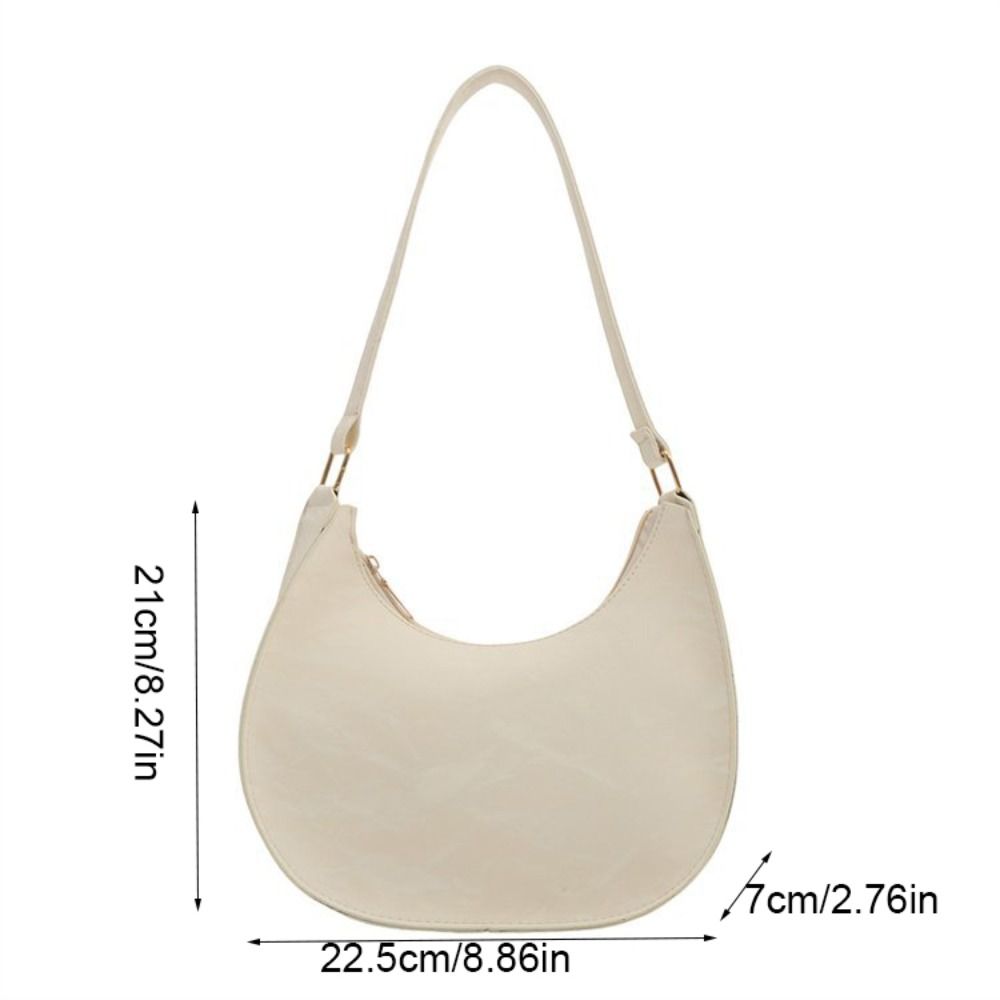 Koreanischen Stil PU Leder Schulter Tasche Hobo Frauen Handtasche Mode Kleine Unterarm Tasche Outdoor
