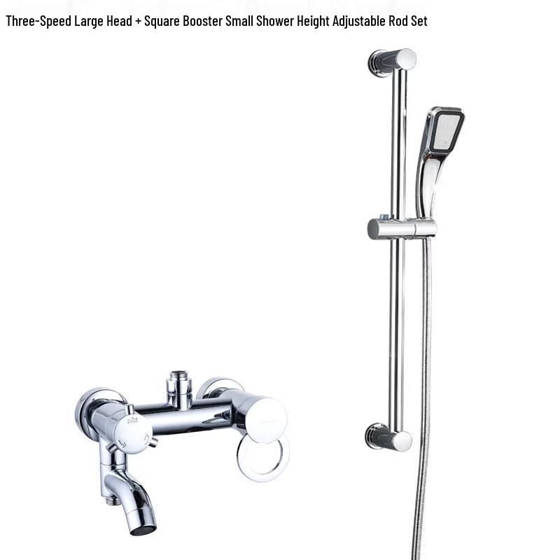 Tai Ju Fu All-Copper Wall-Mounted Bathtub & Shower Faucet System