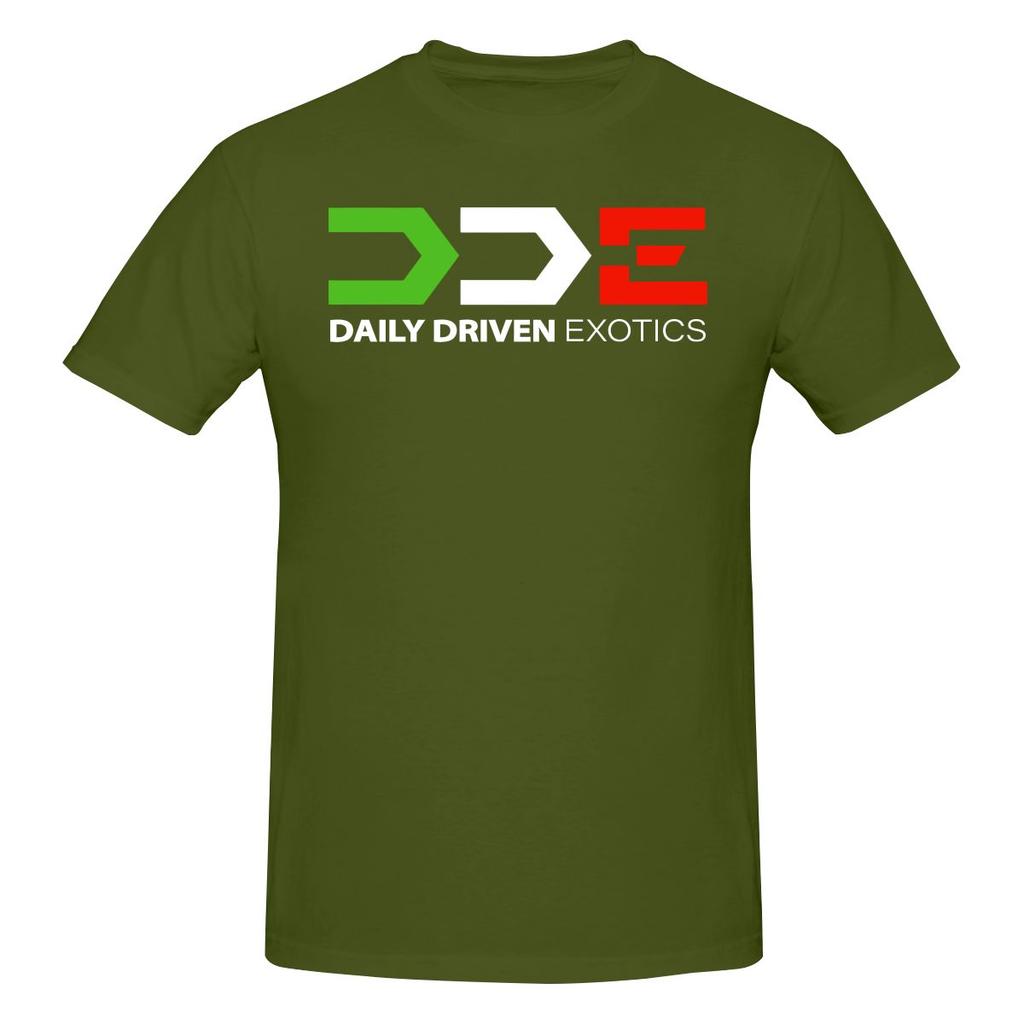 Dde Daily Driven Exotics Sweatabsorbing Tshirt Casual Versatile Classic Colors Tee