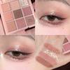 Purple Series Eyeshadow Palette 2025 New Model Smoky Glitter Shimmer Pearlescent Matte Fine Shimmer Single Color Clear Cool Highlighter
