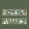50Mm*200Cm Strange Christmas Night Series Vintage Festival Landscape Material Collage Pet Tape Creative Journal Stationery