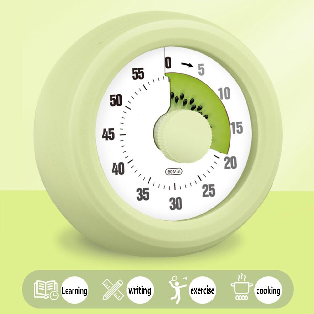 1PC Round Visual Timer Children Self-discipline Tool Countdown 60-minute  Cooking Homework Stopwatch Time Management