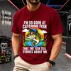 2026 New Pure Cotton Tshirt Fishing So Good Even The Fish Tell My Story Fun Slogan Print Crew Neck Short Sleeve Casual Top
