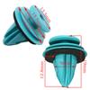 Green Plastic Rivets Auto Car Fastener For BMW 9mm Hole Interior Door Card Panel Trim Clips Retainer Rivets E60 E61 E39 E46 E52