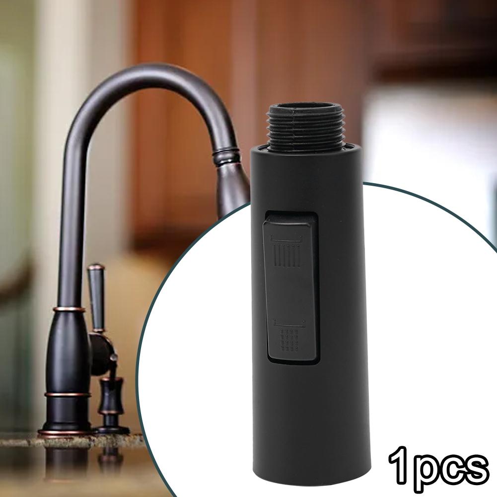 Sprühkopf Schwarz Wasserhahn Duschanschluss Größe G1/2\'\' 1 Stück