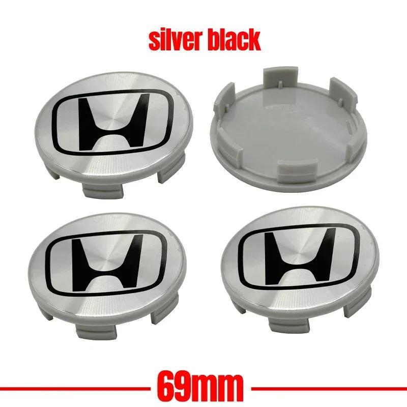 4pcs/set Car Styling Wheel Center Cap Hub Covers Badge Accessories For Honda Civic Fit Jazz Accord Pilot CRV Passport City XRV