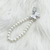 Unique Phone Lanyard Simple Beaded Bowknot/Heart/Key Pendant Key Phone Accessory