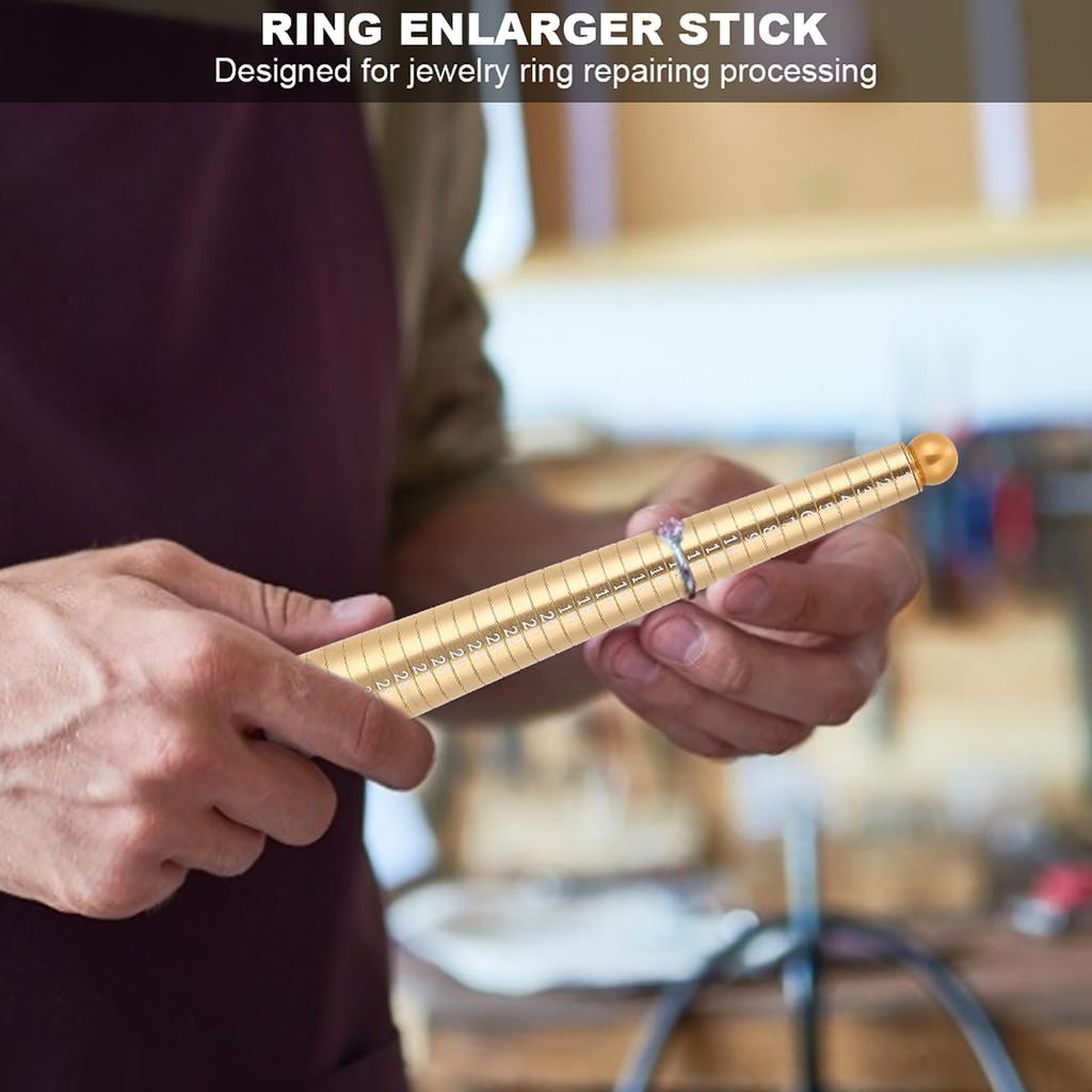 Ring Gauge Mandrel Finger Sizing Measuring Stick Ring Jewelry Tool Hongkong Size