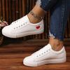 Small White Shoes Female 2025 New Soft Bottom Non-slip Running Student Shoes Casual Hundred with Flat Bottom Basic Students Female Board Shoes