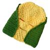 Novelty Knitted Maize Cob Hat for Winter Activity All Age Full Facecover Hat Fun Warm Balaclava Hat for Holiday Parties