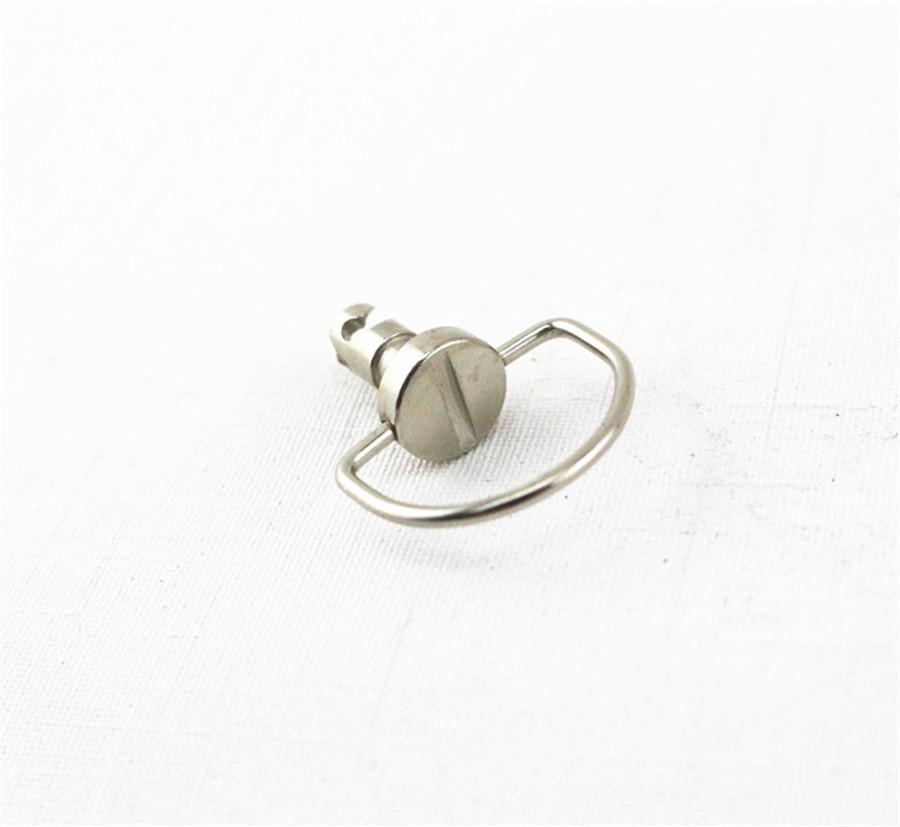 10 Sets Universal 1/4 Turn Quick Release Fasteners Turn Race Fairing Quick Release Romoval Fasteners Silver