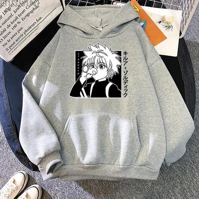 Killua Hoodie Women Unisex Kawaii Hunter X Hunter Graphic Loose Sweatshirt Hoody Autumn Winter Warm Japanese Streetwear Clothes