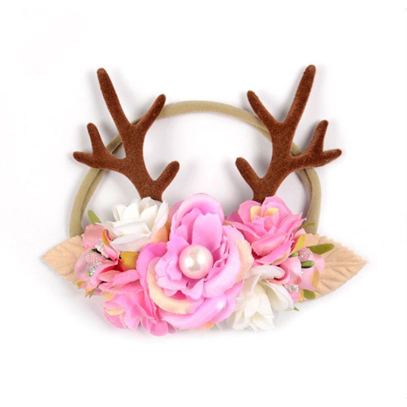 Cornamenta Bebé Banda Para El Cabello Bebé Venado De Navidad Cornamenta Bebé Banda Para El Cabello Bebé Venado De Navidad