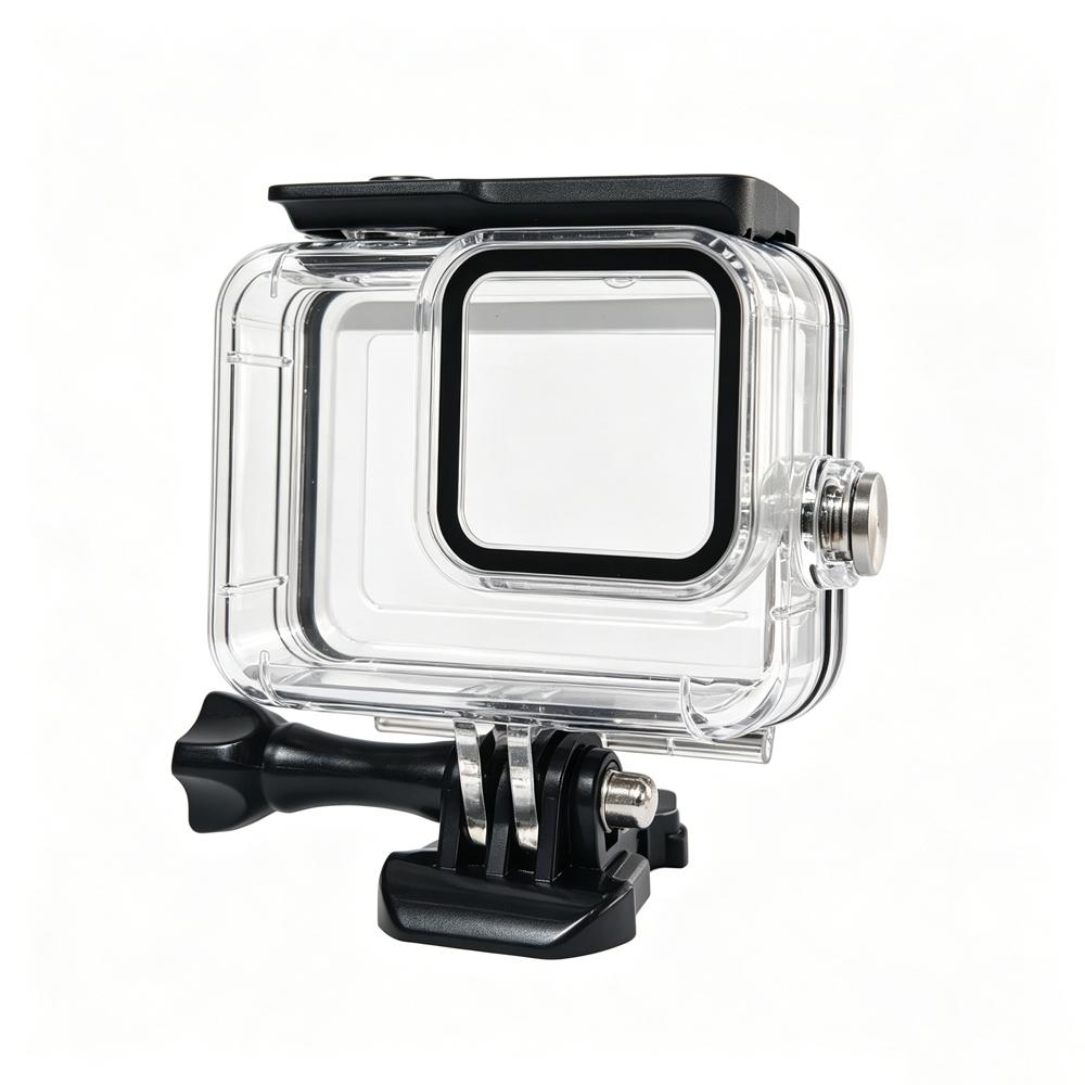 40M Underwater Waterproof Housing Case for GoPro Hero 8 Black Action Camera Diving Protective Shell with Quick Release Mount