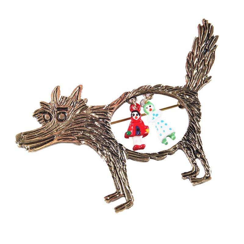 Fairy Tale Fashion Retro Metal Animal Fashion Brooch
