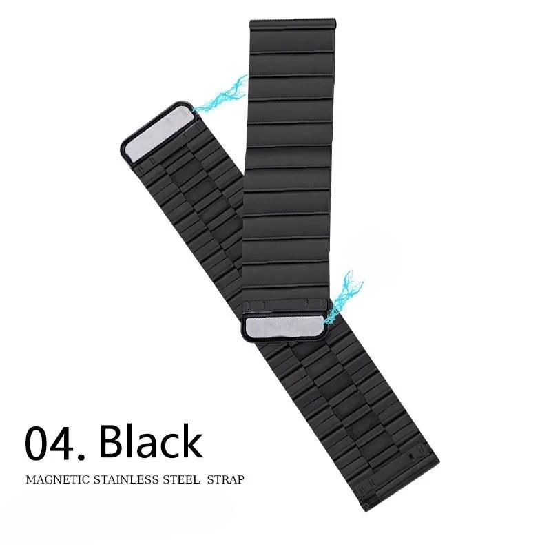 Stainless Steel Magnetic Band for Apple Watch Band S10 38/40/41/42mm S1-9 42/44/45/46/49mm Watchband